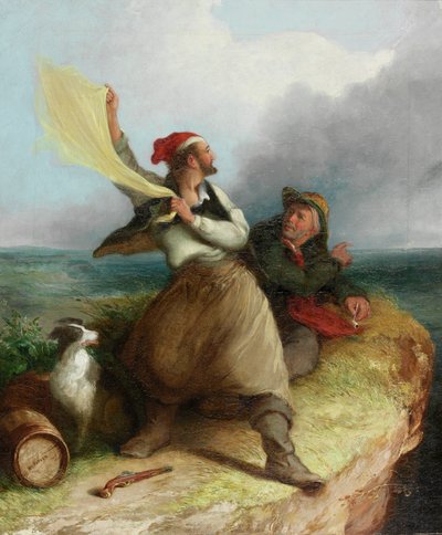 Smugglers on the Look-Out by Henry Perlee Parker